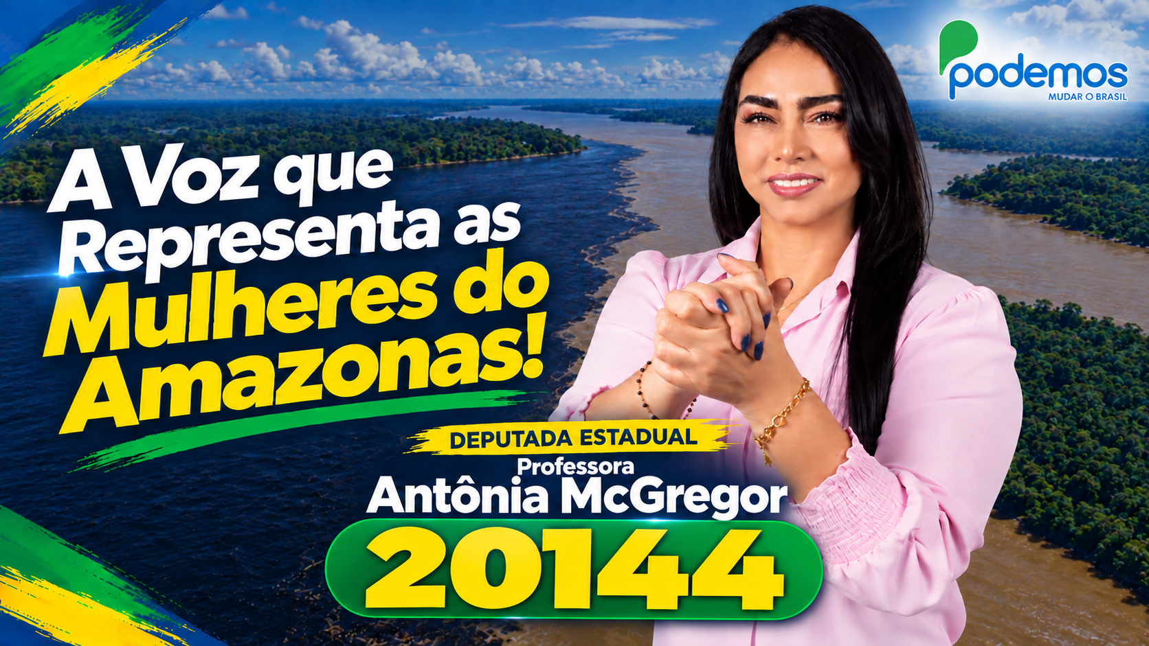 Professora Antônia McGregor, candidata a deputada estadual 20144