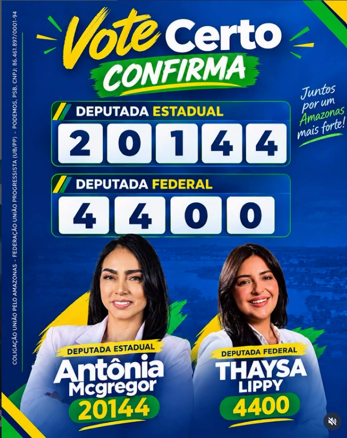 Antônia McGregor 20144 e Thaysa Lippy 4400